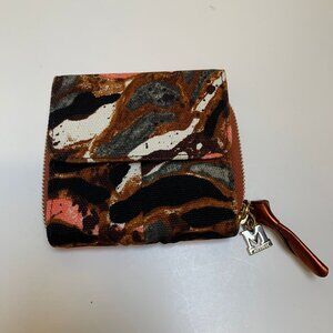 BNWT Missoni Fabric and Leather Compact Wallet